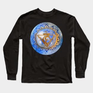 Vishudha Throat Chakra Long Sleeve T-Shirt